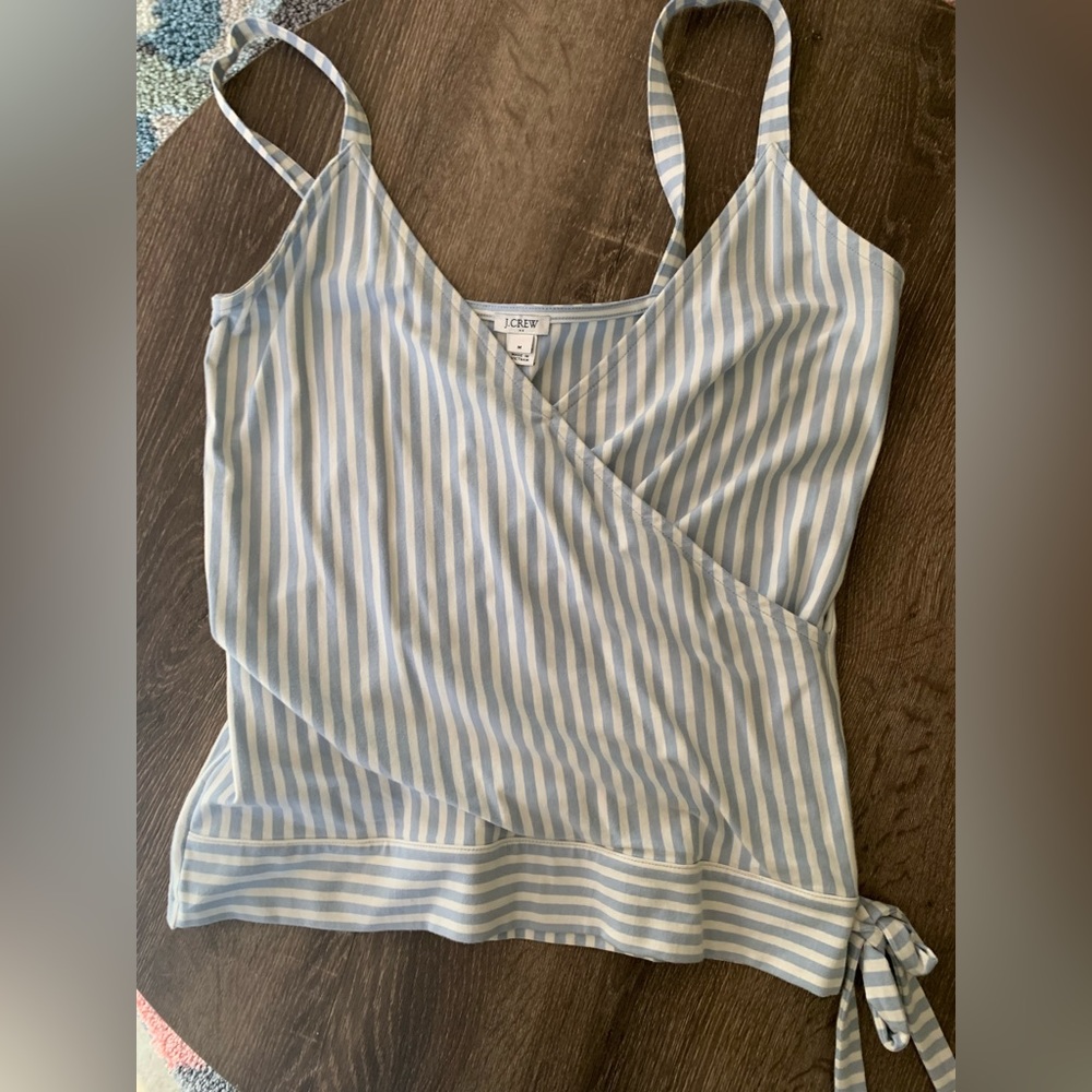 J crew wrap tank top